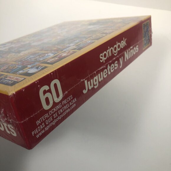 SPRINGBOK Puzzle Toys & Tots Christmas Santa 60 Piece New - Picture 6 of 6